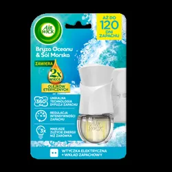 Air Wick Elektryczny Odświeżacz Powietrza Bryza Oceanu I Sól Morska Komplet 19 Ml