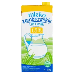 Mlekpol Mleko Zambrowskie UHT 1,5% 1L 