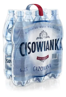 Naturalna woda mineralna Cisowianka Gazowana 1,5l kaucja (w tym +0,50 zł/szt. zwrotnej kaucji)