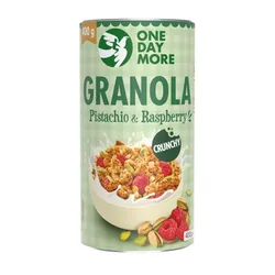 OneDayMore Granola Pistacja & Malina 400g
