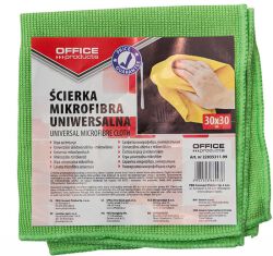 Ścierka Uniwersalna Office Products, Mikrofibra, Gr. 240G/Mkg, 30X30Cm, Mix Kolorów
