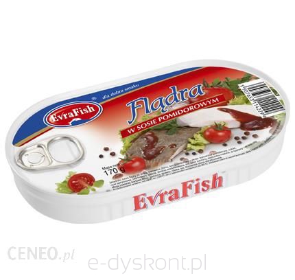 Evra Fish Flądra W Sosie Pomidorowym Eo 170G 