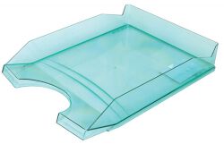 Office Products Szufladka Na Biurko Polistyren/Pp, A4, Transparentna Zielona