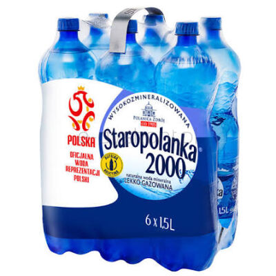 Staropolanka 2000 Woda Lekko Gazowana 1,5 Litra Drs SK