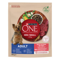 Purina One Mini Adult Karma Dla Psów Z Wołowiną I Ryżem 800G