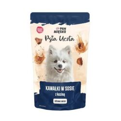 Pan Mięsko Psia Uczta Kawałki W Sosie Z Koziną 150 G