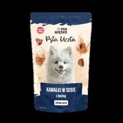 Pan Mięsko Psia Uczta Kawałki W Sosie Z Koziną 150 G