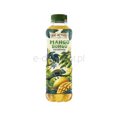 Big Active Napój Mango Bongo Zielona Herbata, mango 500 ml