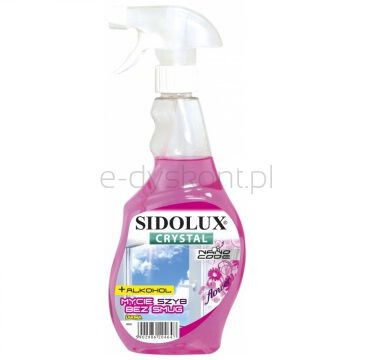 Sidolux Płyn Do Mycia Szyb Crystal Flower 500 Ml