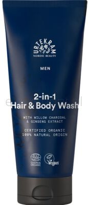 Urtekram Żel Do Mycia Włosów I Ciała Dla Mężczyzn Bio 200 Ml