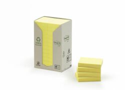 Post-It Karteczki Samoprzylepne Ekologiczne (653-1T), 38X51Mm, 24X100 Kart., Żółte