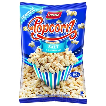 Lorenz Popcorn Popped Solony 100G