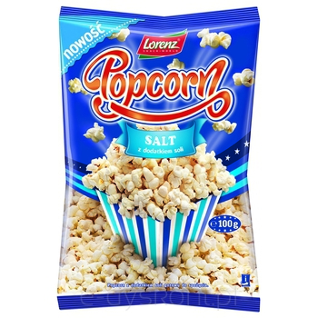 Lorenz Popcorn Popped Solony 100G