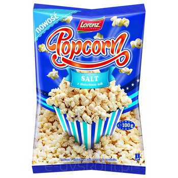 Lorenz Popcorn Popped Solony 100G