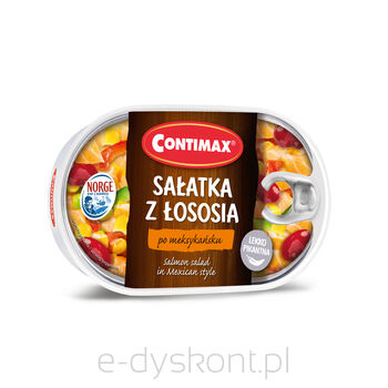 Contimax Sałatka Z Łososia Po Meksykańsku 170G 