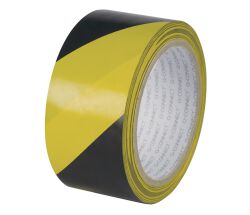 Q-Connect Taśma Ostrzegawcza 48Mm, 20M, Czarno-Żółta