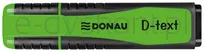 Donau Zakreślacz Fluorescencyjny D-Text, 1-5Mm (Linia), Zielony  - 2