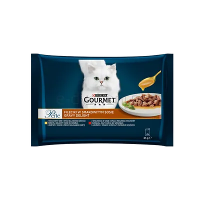 GOURMET PERLE Gravy Delight Kurczak 4x85g