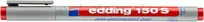 Edding Foliopis Zmywalny E-150 S 0,3 Mm, Czerwony - 2