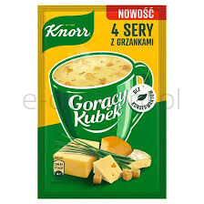 Knorr Gorący Kubek 4 sery z grzankami 17g