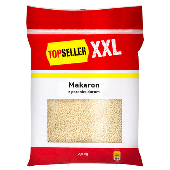 Topseller Xxl Makaron Zacierka Z Dodatkiem Pszenicy Durum 2,5 Kg