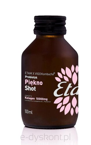 Shot Kombucha Probiotyk Piękno Z Kolagenem Bezglutenowy 100 Ml - Etam X Vigo [BIO]