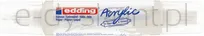 Edding Marker Akrylowy 3D E-5400 Podwójny, 2-3 Mm, 5-10 Mm, Matowa Biel  - 2