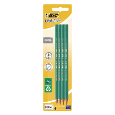 BIC Evolution® Original 650 ołówek grafitowy bez gumki blister 4 szt.