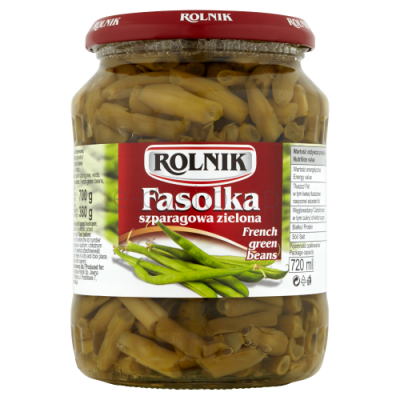 Rolnik Fasolka Szparagowa Zielona 720 Ml