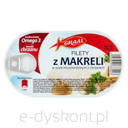 Graal Filety Z Makreli W Sosie Musztardowym Z Chrzanem 170G