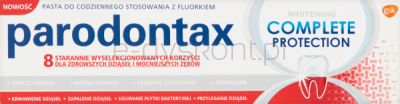 Parodontax Complete Protection Whitening Pasta Do Zębów Wybielająca Na Krwawiące Dziąsła 75 Ml