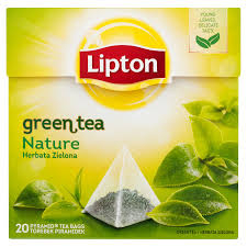 Lipton Herbata Zielona Green Piramidki Nature 20 Torebek