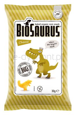 Biosaurus Chrupki Kukurydziane Dinozaury O Smaku Serowym Bezgl. Bio 30 G