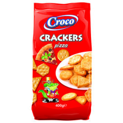 Croco krakersy pizza 400 g