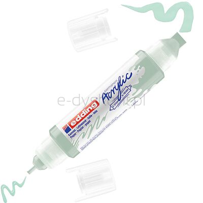 Edding Marker Akrylowy 3D E-5400 Podwójny, 2-3 Mm, 5-10 Mm, Aksamitna Mięta