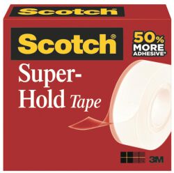 Scotch Taśma Biurowa Super-Hold, (700K), Super Mocna, 19Mm, 25,4M, Transparentna