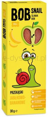 Bob Snail Przekąska Jabłko Banan 30G