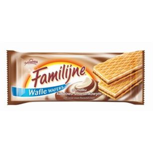 Familijne Wafle O Smaku Kakaowo-Śmietankowym 180 G