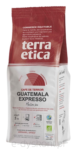 Kawa Mielona Arabica 100 % Espresso Gwatemala Fair Trade Bio 250 G - Cafe Michel [BIO]