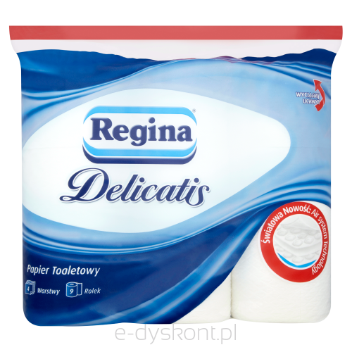Regina Delicatis Papier Toaletowy 4 Warstwy 9 Rolek