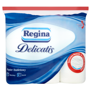Regina Delicatis Papier Toaletowy 4 Warstwy 9 Rolek