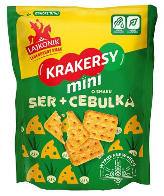 Lajkonik Mini Krakersy Ser I Cebula 100G