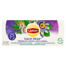 Lipton Herbata Ziołowa, Spokojna Głowa, 20 Torebek