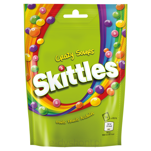 Skittles Crazy Sours 174 Gramy