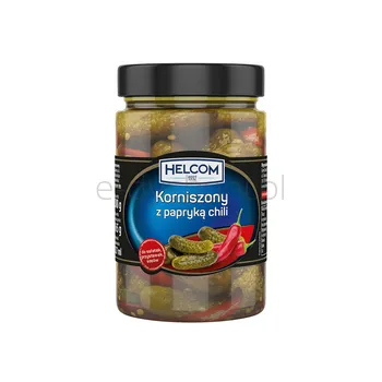 Helcom Ogórki Korniszony Z Papryką Chili 327Ml 