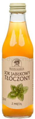 Rembowscy Sok Jabłkowy Tłoczony Z Miętą 250 Ml
