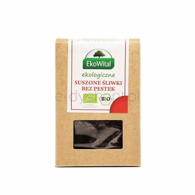 Ekowital Śliwki Suszone Bio 150 G
