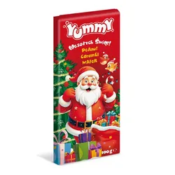 Yummy Czekolada Mleczna z nadzieniem arachidowym i karmelowym z waflem 100g
