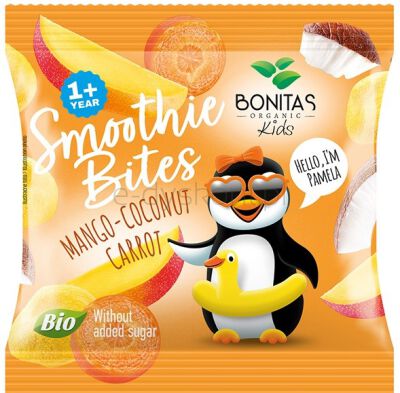 Bonitas Liofilizowana Przekąska Mango-Kokos-Marchew Bio 10 G