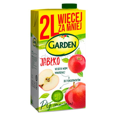 Garden Napój Jabłko 2 L